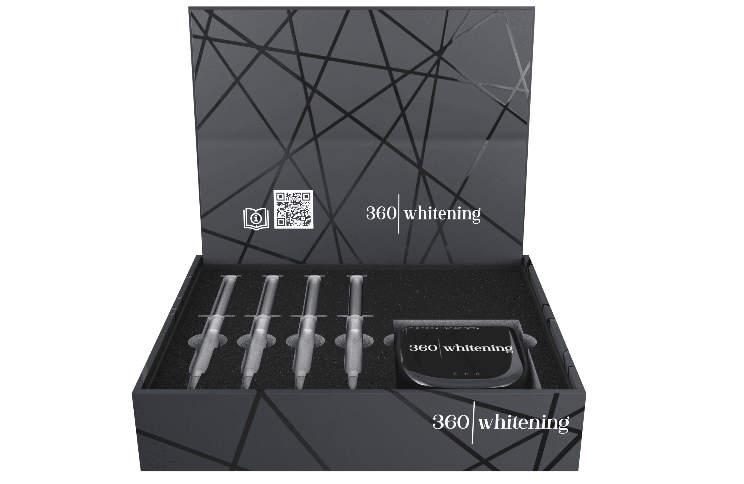 360 Whitening professional teeth whitening gel and custom trays